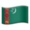 Turkmenistan emoji on Apple
